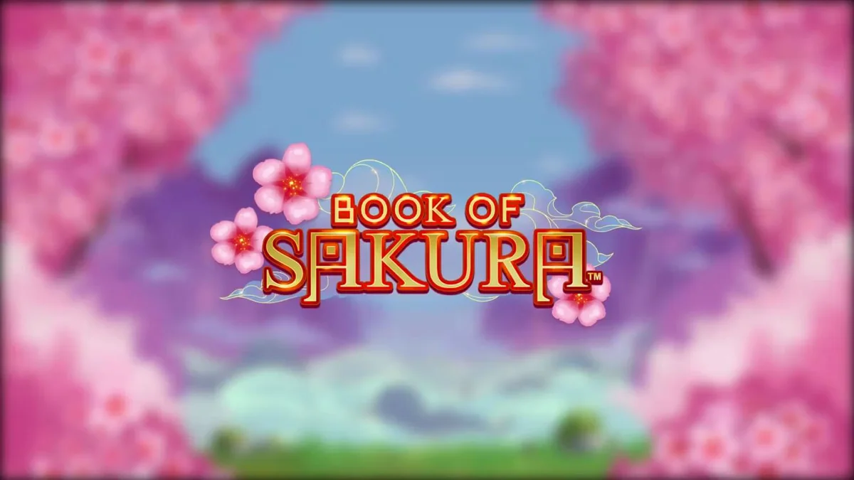 Interface do jogo Book of Sakura em um dispositivo móvel moderno